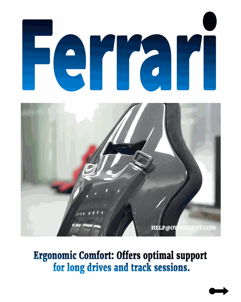 Ergonomic ComfortOffers optimal support for long drives and track sessions.webp