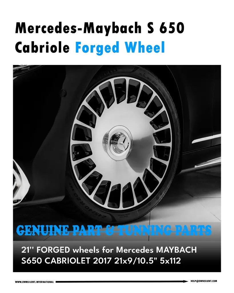 Mercedes-Maybach S 650 Cabriolet 21'' FORGED Wheels