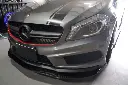 Mercedes Benz A-Class/A45 (W176) Pre-Facelift RV Style Carbon Fibre Front Lip 
