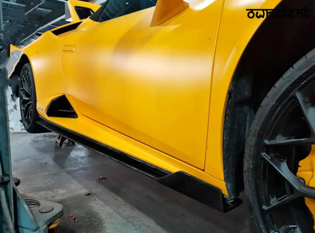 DRY CARBON SIDE SKIRTS FOR LAMBORGHINI HURACAN EVO LP610 LP580