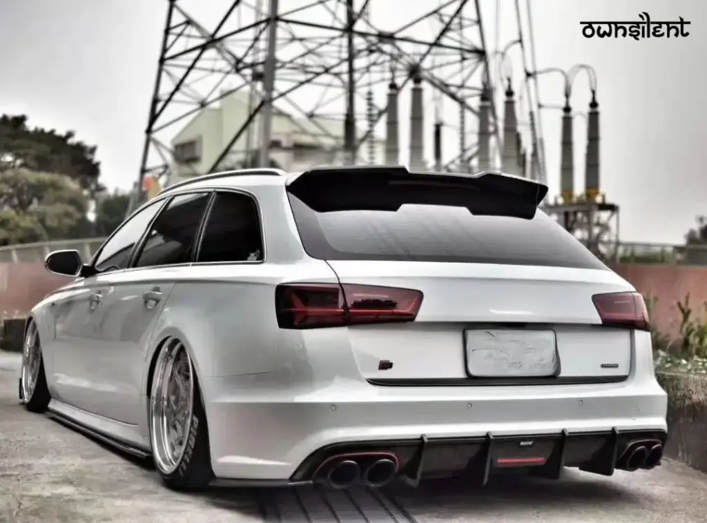 KARBEL CARBON DRY CARBON FIBER REAR DIFFUSER FOR AUDI S6 & A6 S-LINE & A6 AVANT 2016-2018 C7.5