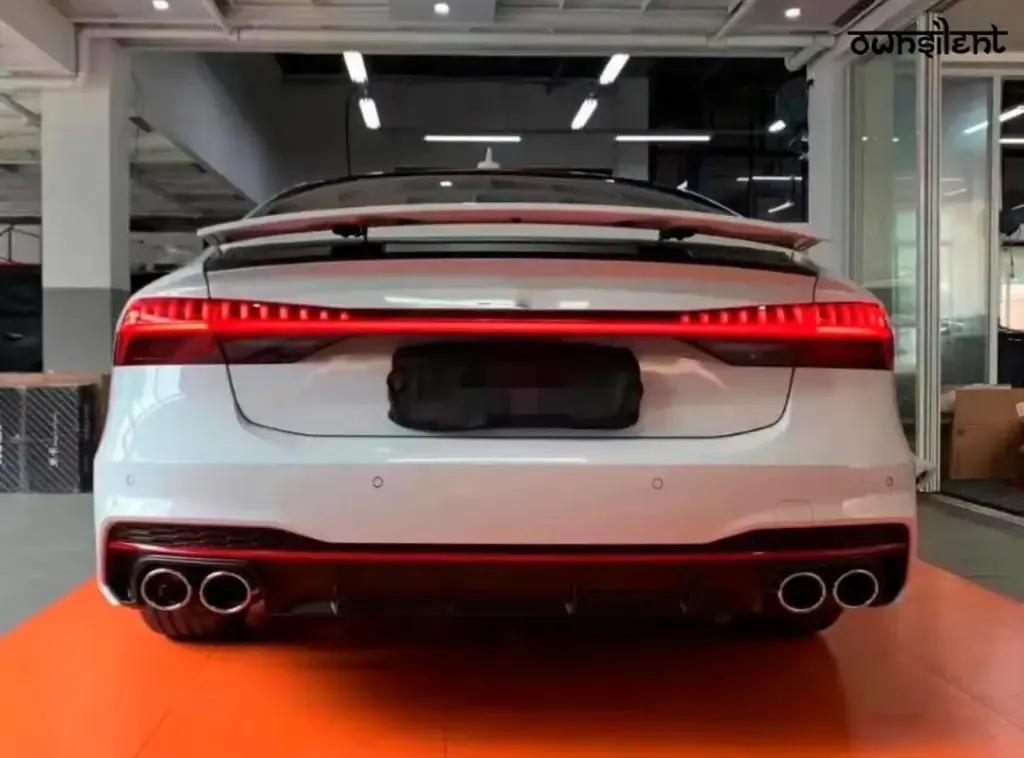 CARBON REAR DIFFUSER WITH EXHAUST TIPS for AUDI A7 | S7 | RS7 4K8 2019 - 2024