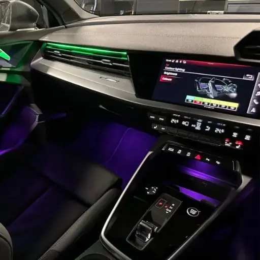 Ambient light for Audi A3 S3 RS3 8Y coded to MMI Interface (2021-2024)