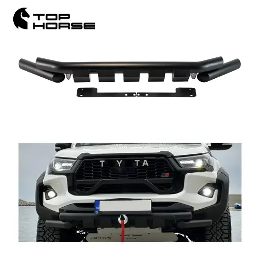  Hilux Revo/Vigo/Navara /Ranger/D-max Front Bumper Bull Bar 4×4 Offroad Exterior Accessories Pickup