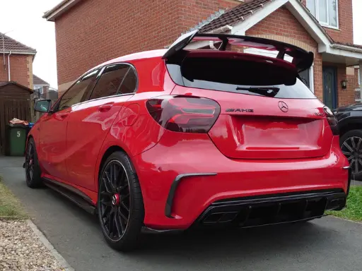 Mercedes Benz A-Class/A45 (W176) Carbon Fibre Rear Bumper Canards 