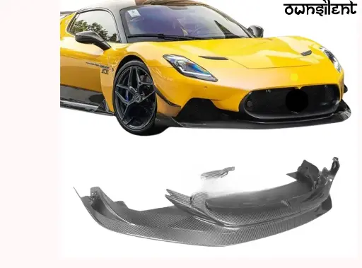 CARBON FIBER FRONT LIP V1 for MASERATI MC20 2020 - 2023