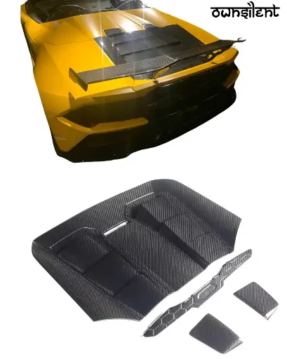 DRY CARBON ENGINE COVER FOR LAMBORGHINI HURACAN EVO LP610 LP640 LP580