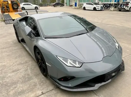 DRY CARBON FRONT LIP FOR LAMBORGHINI HURACAN EVO RWD