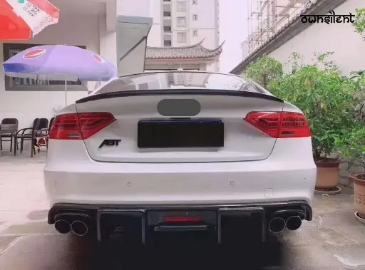 KARBEL CARBON DRY CARBON FIBER REAR DIFFUSER VER.2 FOR AUDI A5 S LINE & S5 2012-2016 B8.5