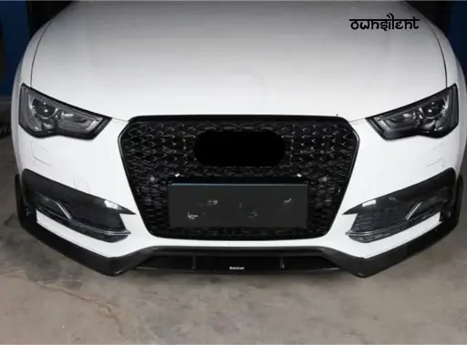 KARBEL CARBON DRY CARBON FIBER FRONT BUMPER UPPER VALENCES FOR AUDI A5 S LINE & S5 2012-2016 B8.5