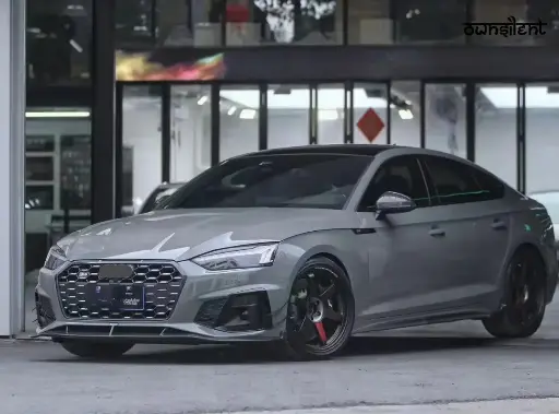 KARBEL CARBON DRY CARBON FIBER SIDE SKIRTS FOR AUDI S5 & A5 & A5 S LINE 2020-ON B9.5 4 DOOR SEDAN & 2 DOOR COUPE