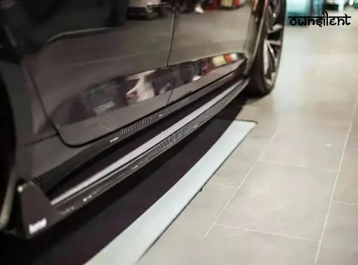 KARBEL CARBON FIBER SIDE SKIRTS FOR AUDI AUDI RS5 & S5 & A5 B9 2017 - 2019 SEDAN & COUPE