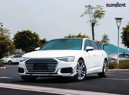 KARBEL CARBON DRY CARBON FIBER FRONT LIP FOR AUDI S6 & A6 S-LINE & A6 AVANT 2019-ON C8