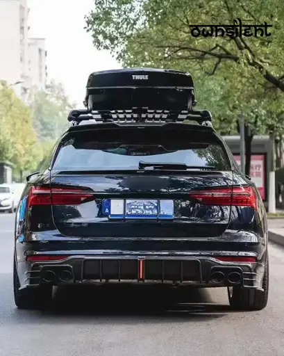 KARBEL CARBON CARBON FIBER REAR TRUNK SPOILER FOR AUDI A6 ALLROAD C8 2020+